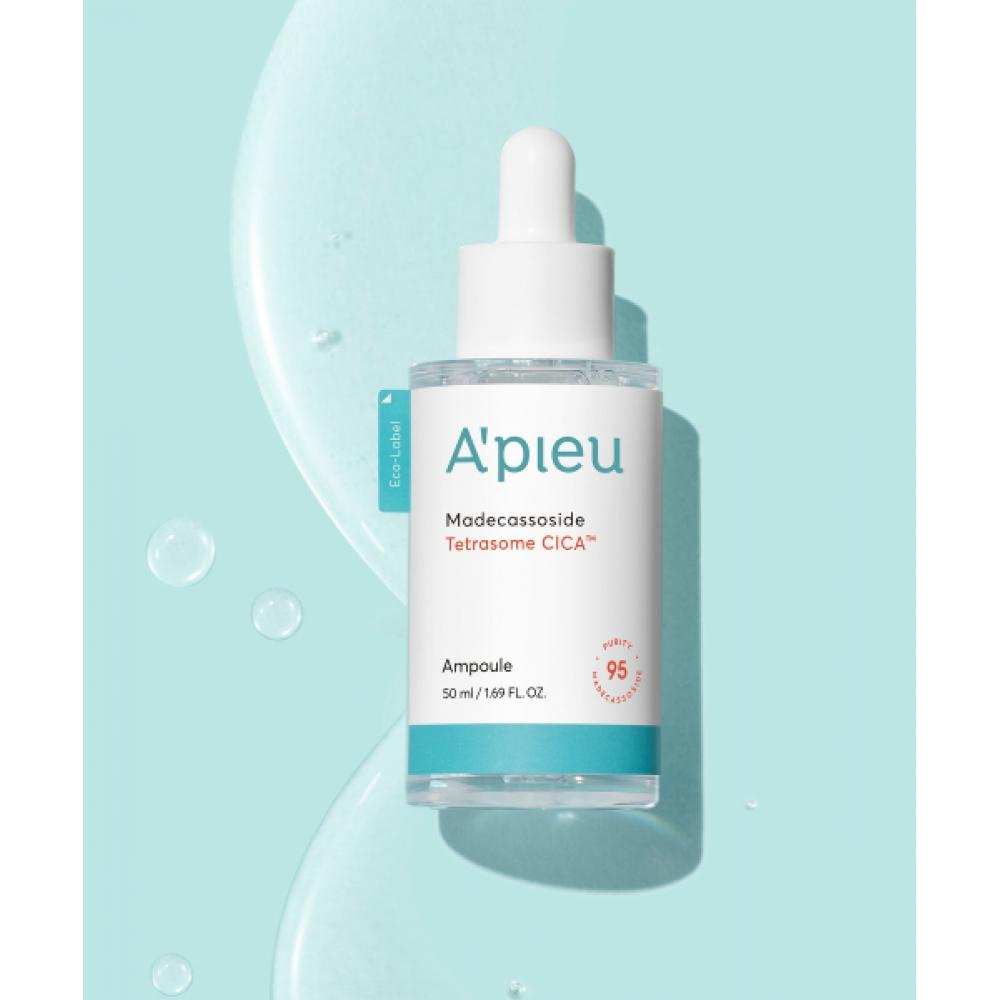 Apieu Madecassoside Tetrasome Cica Ampoule  Large Volume  50ml FREE