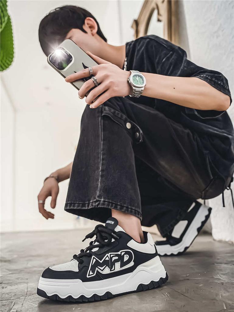 Fashion With Lacing Grey Man Male Boots Boot Sneakers Shoes Size 41 Sport Resort Kawaiis Supplies Sapato Tenya Tenis Tenys Snaeker