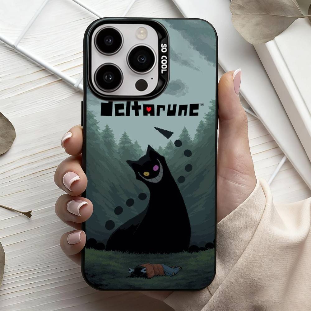 

Game D-Deltarune-E Phone Case For iPhone17,16,15,14,13,12,11 Plus,Pro Max Black Candy silver phone case iPhone16plus