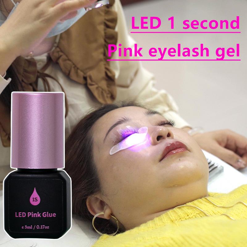 5Ml Uv Glue Adhesive For Eyelash Extensions Fast Drying Strong False Eye Lash Extension Glue Long Lasting Uv Eyelash Glue