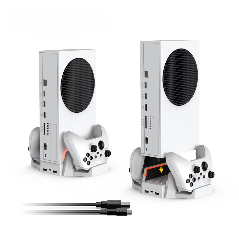 Xbox Series S Console Cooling and Charging Base with Dual Battery Dock