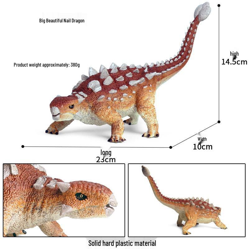 Children's Dinosaur Toy Set: King Kong, Tyrannosaurus Rex, Aurochs, Pachycephalosaurus, Spinosaurus, Therizinosaurus Model.