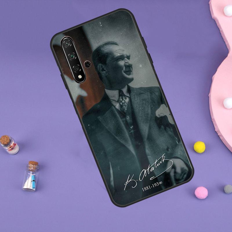 Türkei Mustafa Kemal Atatürk Für Huawei Nova 7i 8i 11i 12i 12s 9 10 SE Y60 Y61 Y70 Y72 Y73 Y90 Y91 P20 P40 P30 Lite Hülle