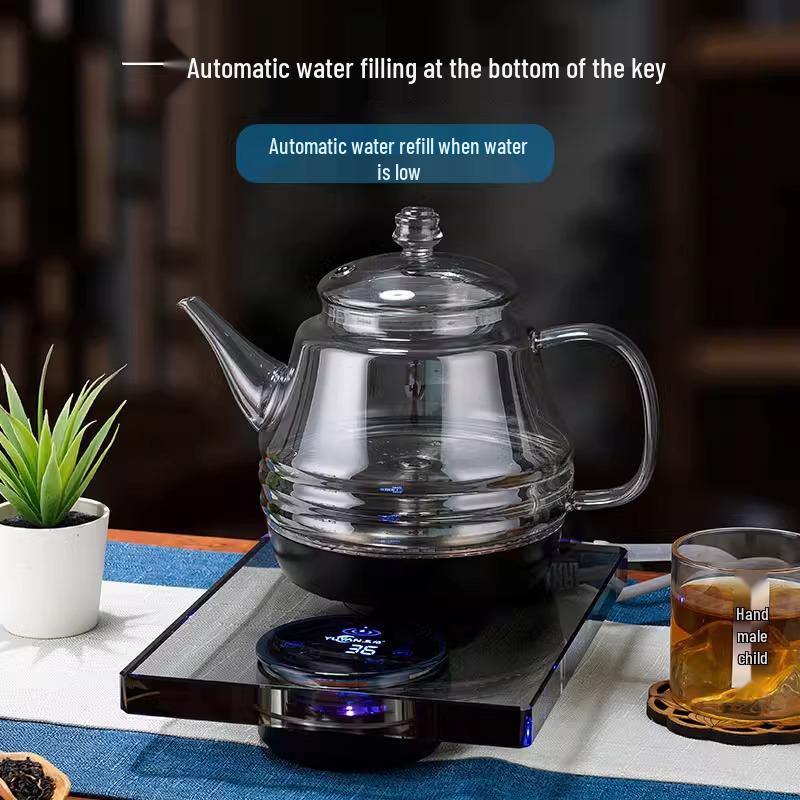 Chytrá skleněná elektrická konvice: Plně automatický bojler na horkou vodu se spodním plněním a speciální izolací pro přípravu čaje.