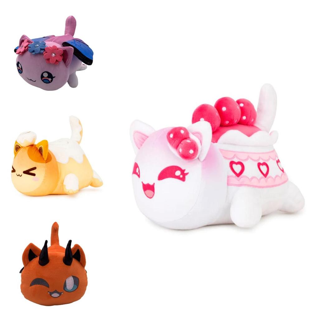 Meemeow Aphmau Cat Plush Toy Stuffed Animal Doll Xmas Gift For Kids