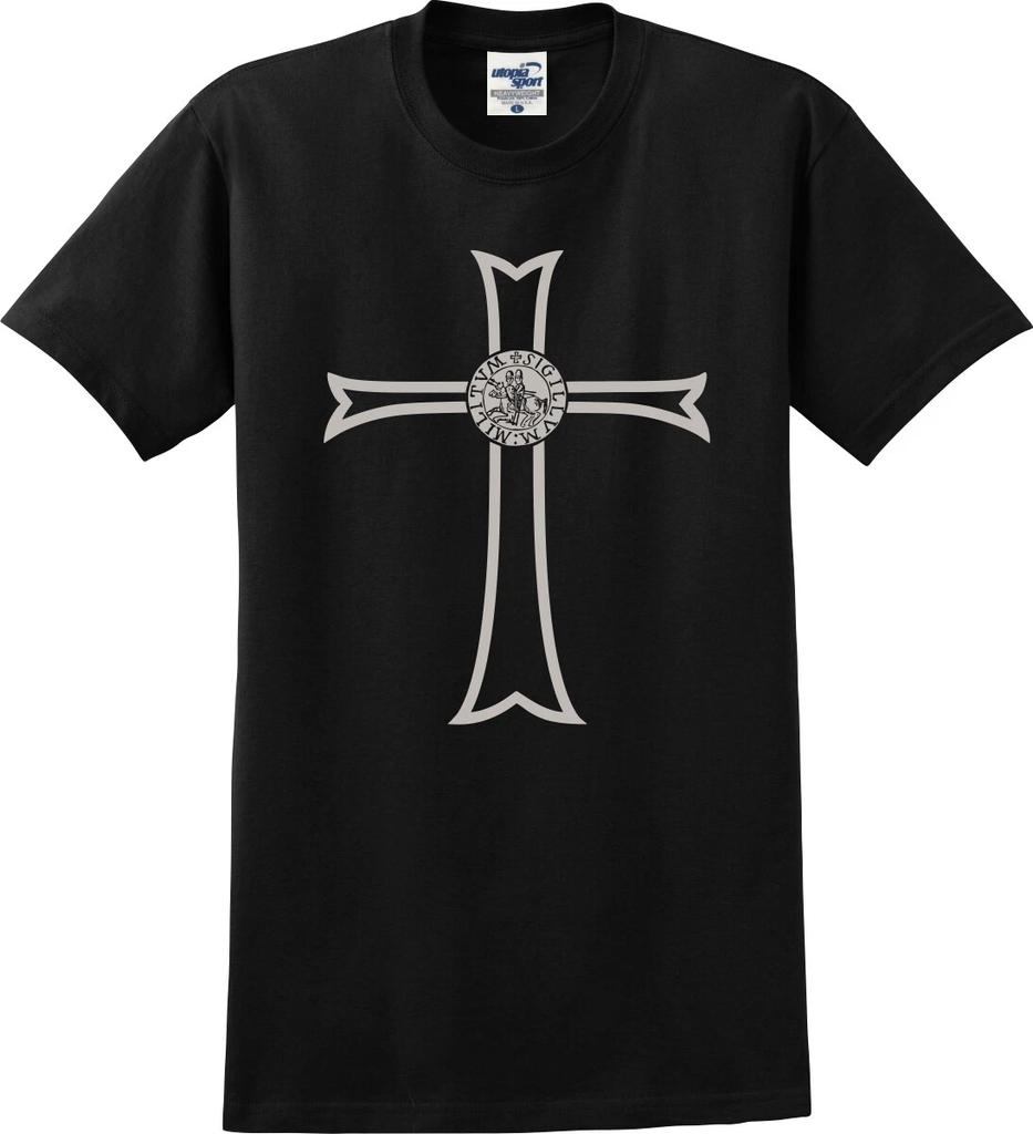 Knights Templar Cross and Seal Unisex T Shirt (S-5X)