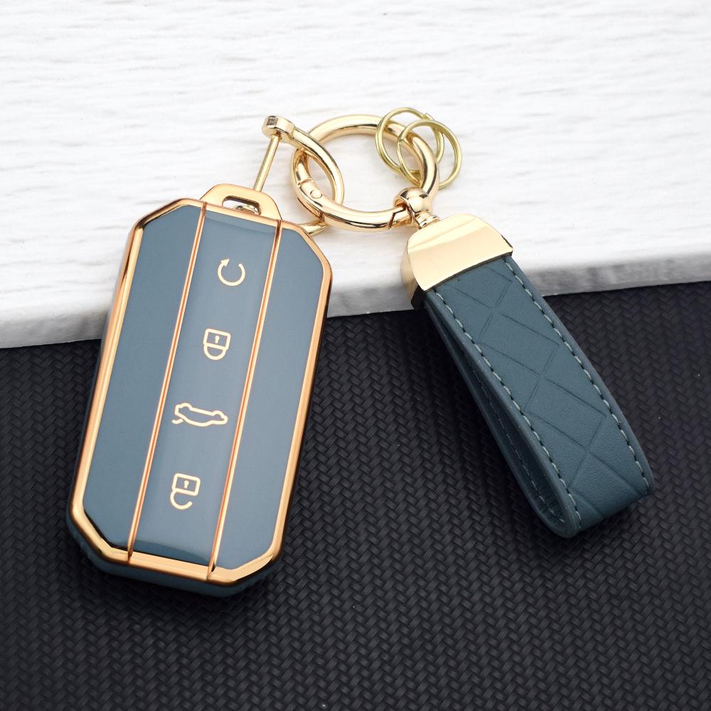 Auto Protection Key Shell Bag For Chery Jaecoo J5 J7 Tpu Car Key Case Cover Keychain Housing Holder Car Accessories