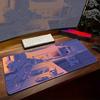 Mousepad Large Kawaii Cats Mouse Pad White XXL PC Gamer Gaming Desk Mat Setup Office Computer Big Accessories Desk Mousepads