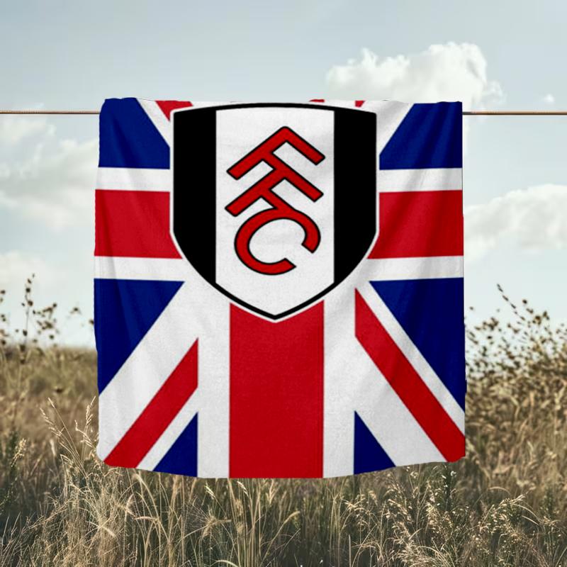 1pz Coperta Morbida in Flanella Stampata Fulham F.C. per Camera da Letto Adulto Soggiorno Divano Campeggio Viaggio Regali per Fan Regali di Natale