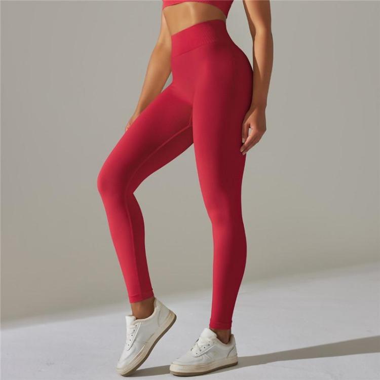 High Waist Seamless Yoga Pants for Women Stretchy Gym Leggings Fitness Exercise Sports Tights