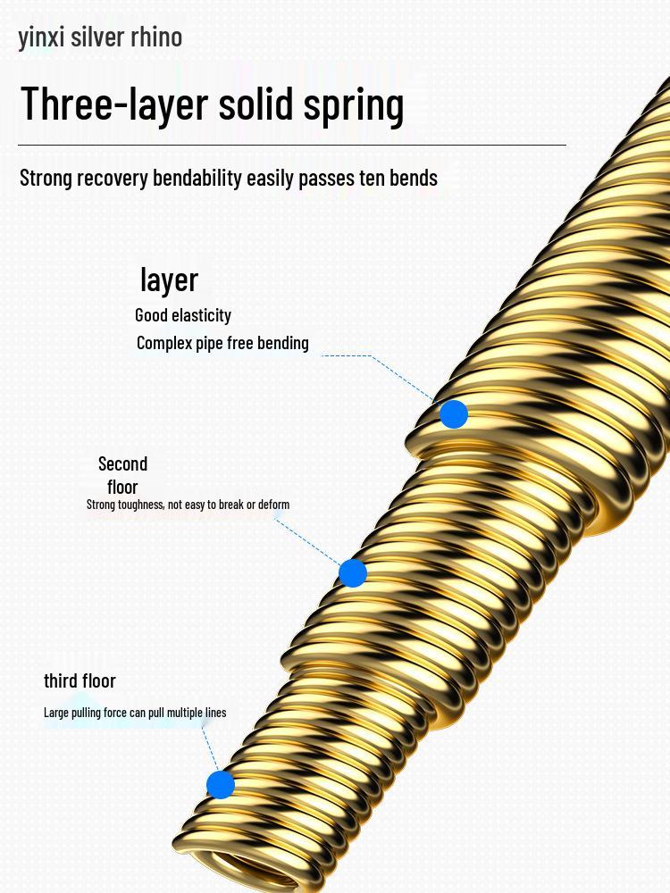 Spring Electrician Wire Threading Steel Leader