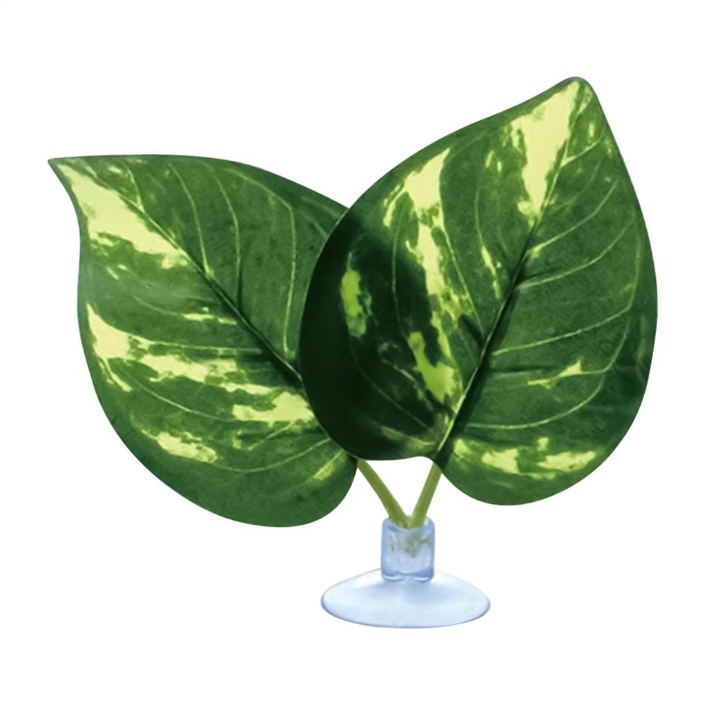 Fish Tank Decor Betta Relax Playing Plant Leaf Aquarium Decoration Fish Spawning Ornamental Artificial Leaf Hammock Habitat