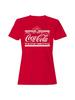 Oficjalnie licencjonowany Coca Cola Coke: Koszulka damska Play z odświeżonym designem