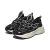 Fila Low Top Sneakers Casual Low Top Chunky Sneakers Unisex Black Gray Korean Style 1RM01559D_017
