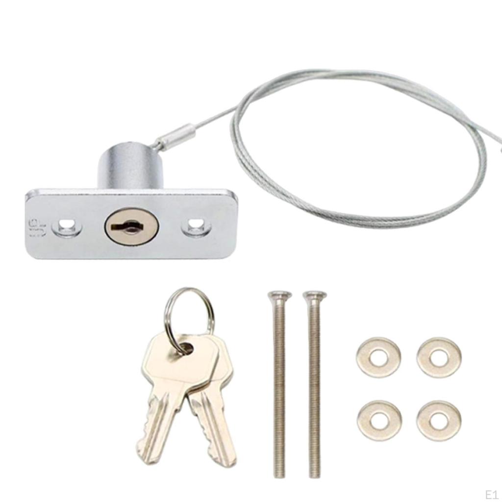 Nödfrikopplingslås-kit Garageportsöppnare Snabb manuell drift Borstad krom