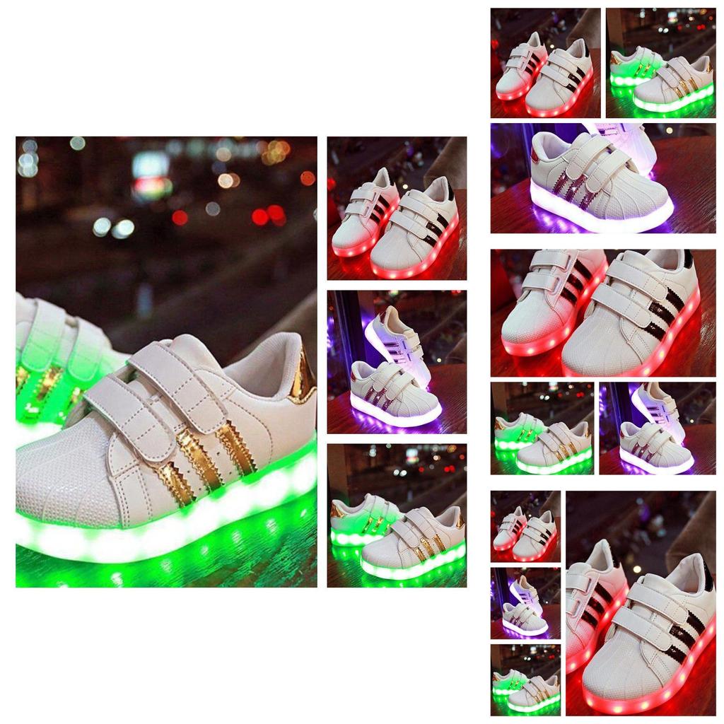 Stylish Unisex-child's Kids Led Sneakers Durable Non-slip Lightweight