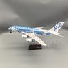 Scale 46CM Airplane Cartoon Sea Turtle Airbus 380 A380 Air Japan ANA Airline Model W Light and Wheel Diecast Resin Plane For