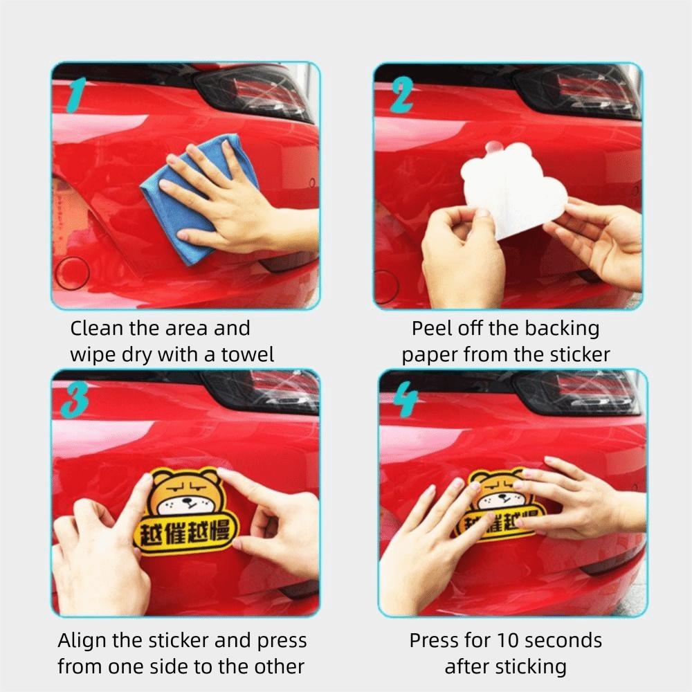 4 PCS Auto PET Reflective Car Door Sticker Interior Exterior Reflector Tape Decal Universal Car Accessories Helmet