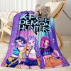 K-pop Demon Hunters Blanket Soft Warm Cozy Great for Bed Chair Livingroom Four Seasons Universal Stylish Decor Best Holiday Gift for Friends Family