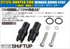 SHIFT UP Motorcycle Accessories Turn Signal Down Bracket for CT125 Hunter Cub (2020-2025) [JA55/JA65] Black 251096-06