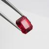Natural Red Ruby Loose Gemstone 8.05 Ct Emerald Cut for Jewelry Making and Gem Collections