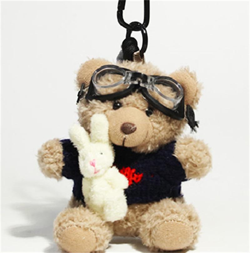 Panda Plysj Nøkkelring & Veskeanheng - Søtt Tegneserie Tilbehør