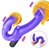 Dobbelthodet dildo Kraftig fjernkontrollvibrator for par knullet av lesbisk dobbel penetrasjon trådløs vibrator rumpe anal anal vibrator