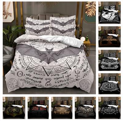 3D Printed Exotic Bedding Set King Queen Bed Down Duvet Cover Pillowcase 2/3pcs AU/EU/DE All Sizes Super King Bed
