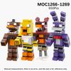 Horror Game Set Building Blocks FNAFED Movie Cartoon Bear Cartoon Scene Compatible Action Figures Toys MOC Bricks Birthday Gifts