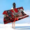 Anime G-Girls Cool Band Cry Microfiber Beach Towel Absorbent Quick Dry Soft Yoga Swimming Resort Mountain Climbing Towel