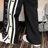 Sweatpants Oversize Men Streetwear Side Button Baggy Pants Casual Sport Split Basketball Women Trousers
