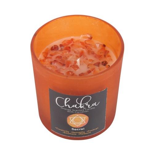 Something Different Vela perfumada de chakra sacral laranja One Size cor de laranja