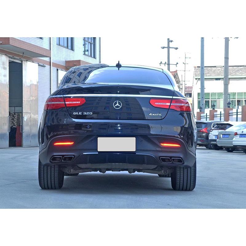 16-19 Mercedes-Benz GLE Coupe AMG GLE63 Rear Lip Dual Exhaust Tailpipe