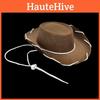 Barn cowboyhatt med snöre och tyg, kostymtillbehör för fest och present