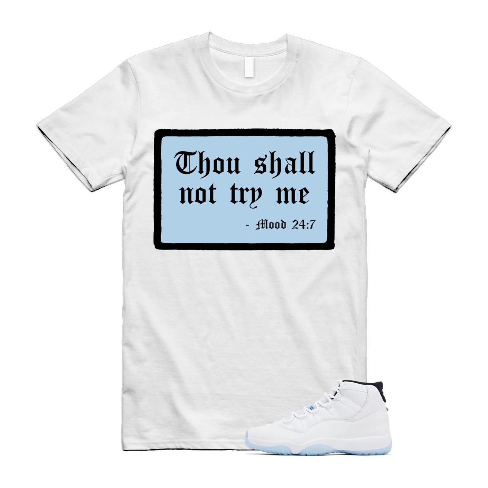 11 Legend Blue White Black 2024 T Shirt Match MOOD 3XL
