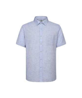 Dagseusyeocheu Linen Blend Solid Pattern Short Sleeve Shirt_Dls3Shds121B1