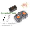 New 8-Way Remote Control Kit With 6.0 Lithium Battery Box Support Bluetooth/APP Program Remote Control MOC Building Blocks Parts