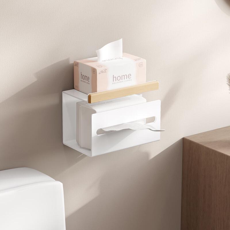 Walnut Bathroom Tissue Holder