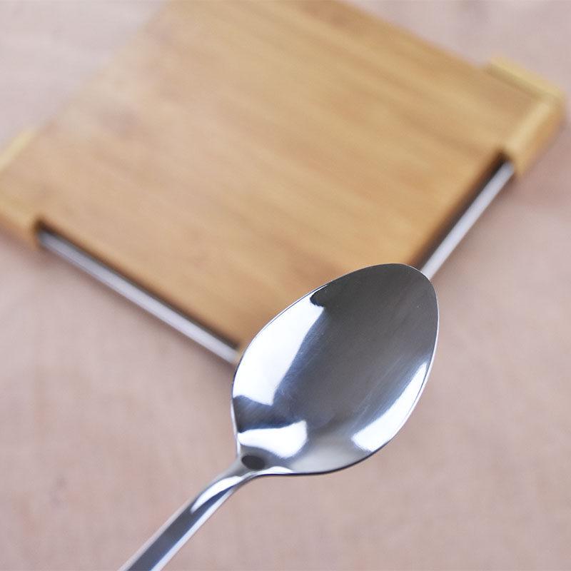 Thickened Stainless Steel Cutlery Set: Ceramic Plate, Steak Knife, Fork, Spoon - Three-Piece Western Dining Set