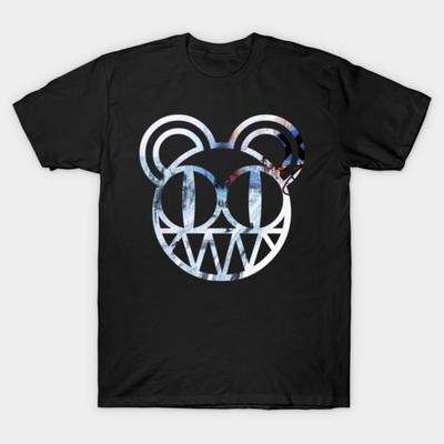 Asian Size Cotton Unisex Tshirt Print T-shirt Radiohead - Ok Computer Logo T-shirt No-Cut Print Regular Fit