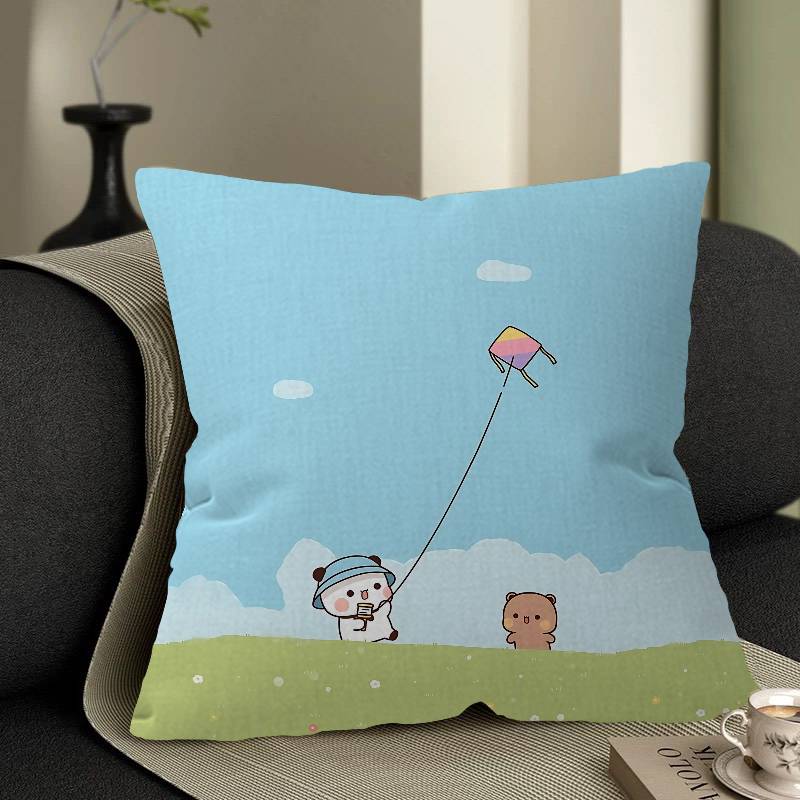 Bubu And Dudu Pillow Anime Pillow Sofa Bed Head Pillow Cover Cushion Cover 45X45 Cm Fashion