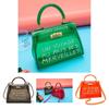 Candy-colored Transparent Shoulder Bag For Women Pvc Material Jelly Bag Medium Size Ideal For Daily Wear