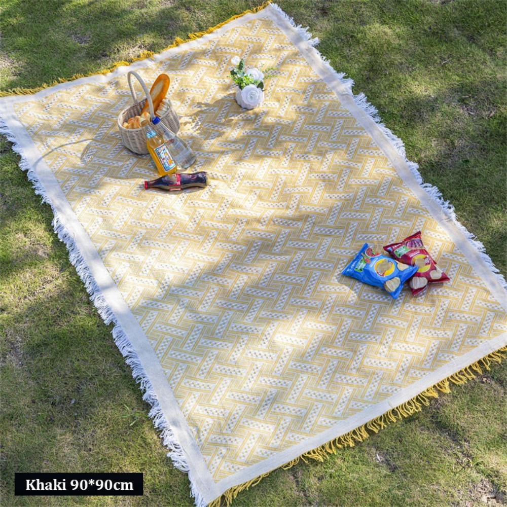 with Storage Belt Moisture-Proof Mat White Picnic Cloth High Quality Beach Mat Tent