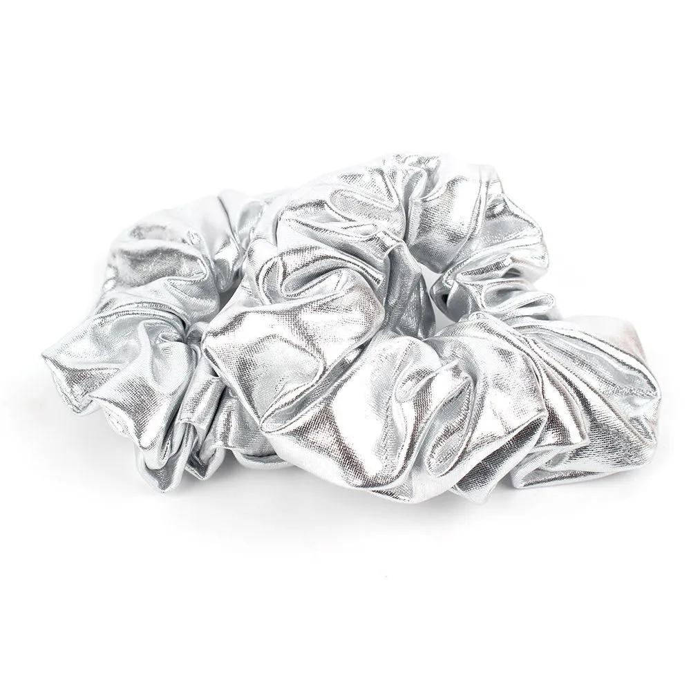 Silver Scrunchie Y2K Scrunchie
