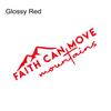 Faith Can Move Mounta Stickers Car Windshield Window Bumper Decor Decals Outdoor Vinyl Decoration Auto Tuning Accessories