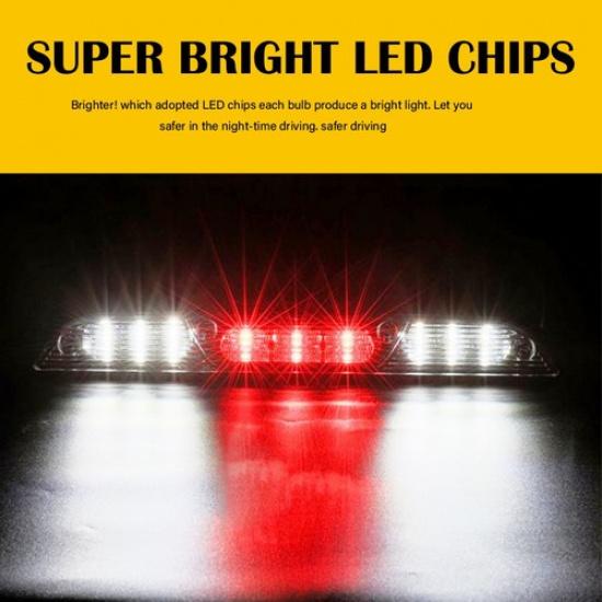 For 15-20 Ford F150 Black F-150 LED 3RD Third Rear Brake Stop Light W/Cargo Lamp