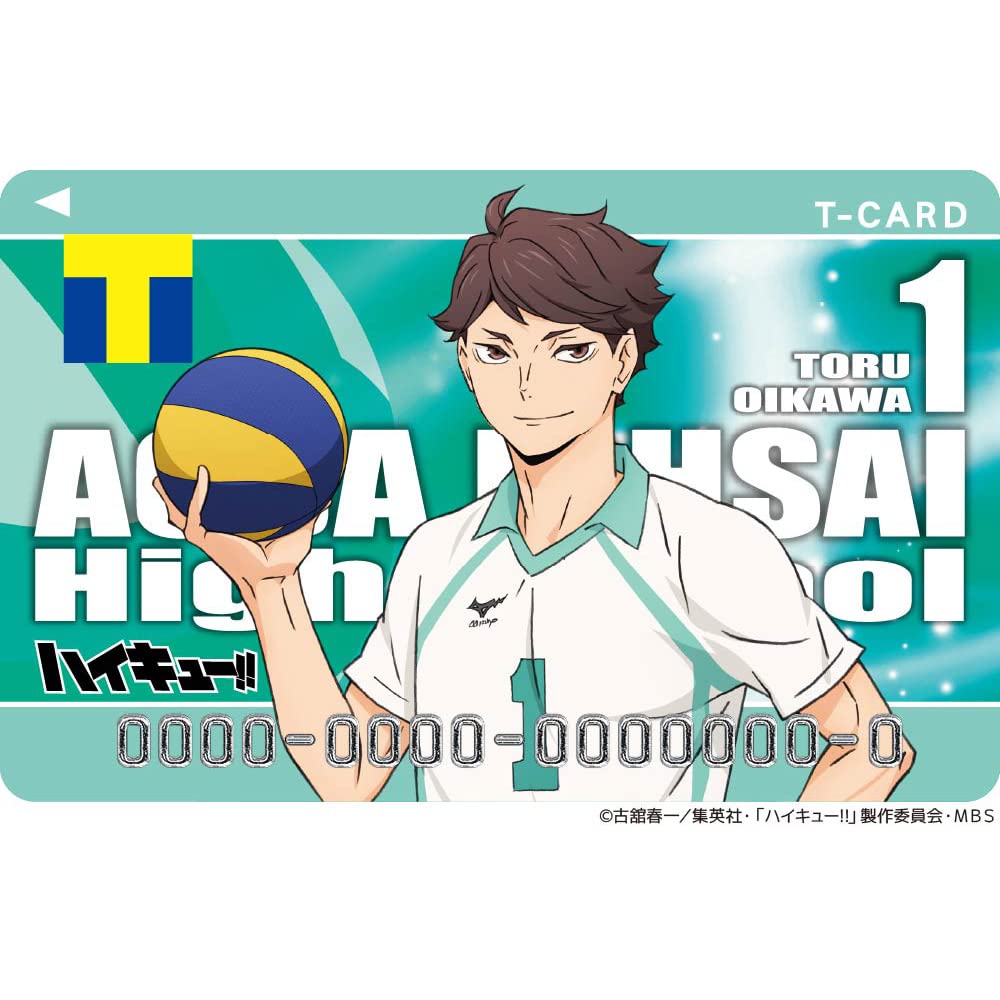 T-карта Haikyuu! ! (Тору Ойкава)