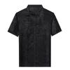 Men's Luxury Xiangyun Silk Short-Sleeve Shirt