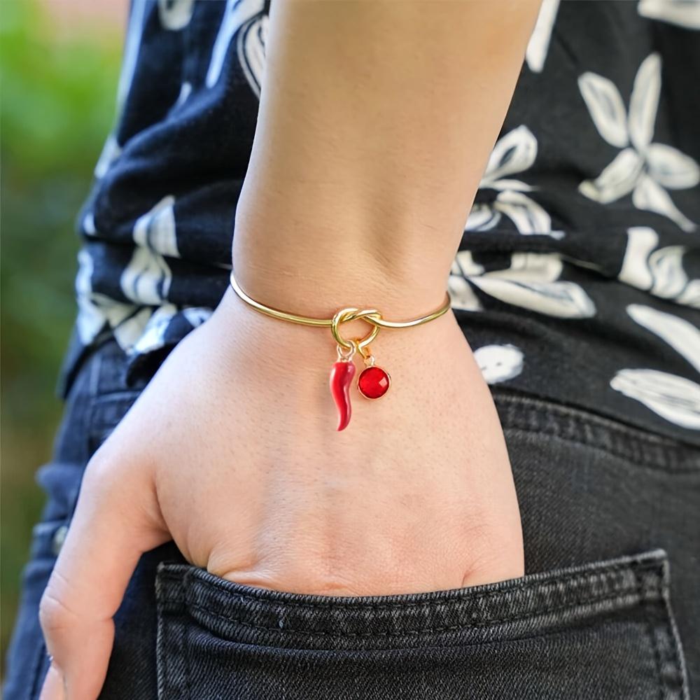 10/20/30pcs Chili Jewelry Alloy Pendant Red Chili Jewelry Bracelet Earrings Necklace DIY Craftsmanship Accessories