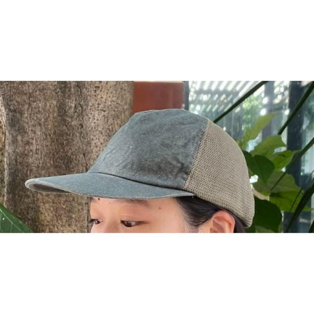 Used DECHO beams dark green work cap mesh back new